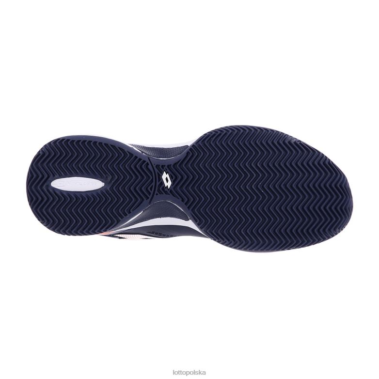 Lotto Polska Buty - Lotto kobieta granatowy/cały biały/koralowy fluo superrapida 200 ii prt w buty R4DBZ780