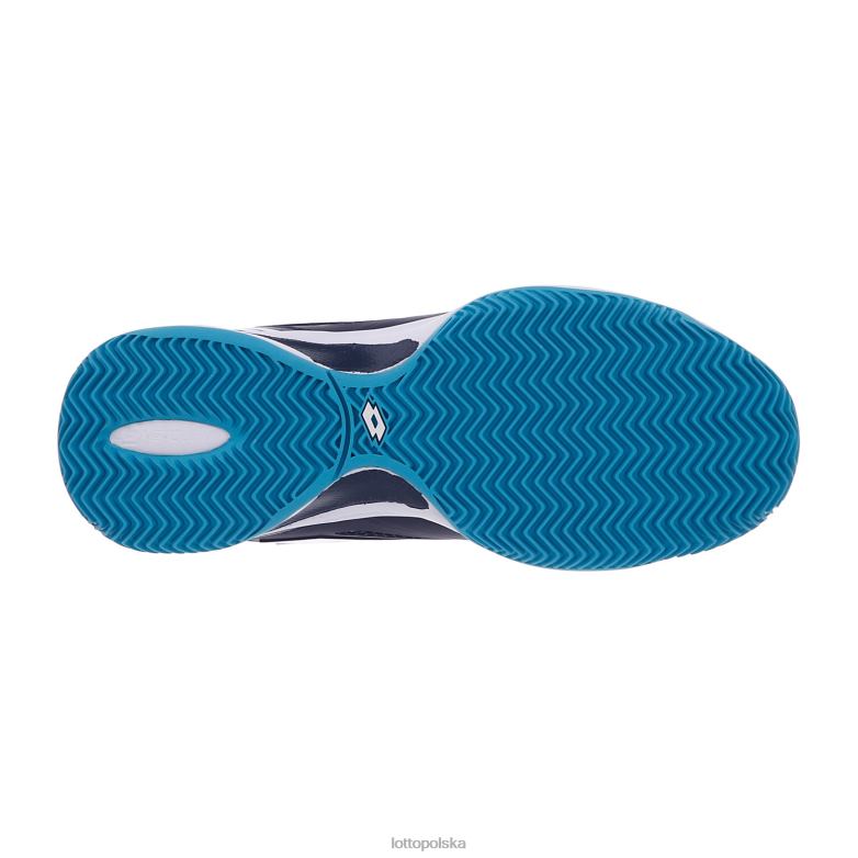 Lotto Polska Buty - Lotto kobieta granatowy/cały biały/niebieski superrapida 200 ii prt w buty R4DBZ781