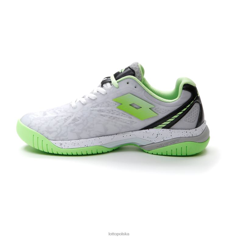 Lotto Polska Buty - Lotto kobieta wszystkie białe/zielone jabłka neo superrapida 200 iii w buty R4DBZ778