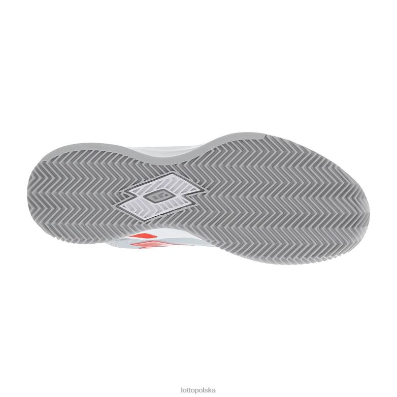 Lotto Polska - Lotto kobieta cały biały/czerwony mak mirage 100 cly w buty R4DBZ752