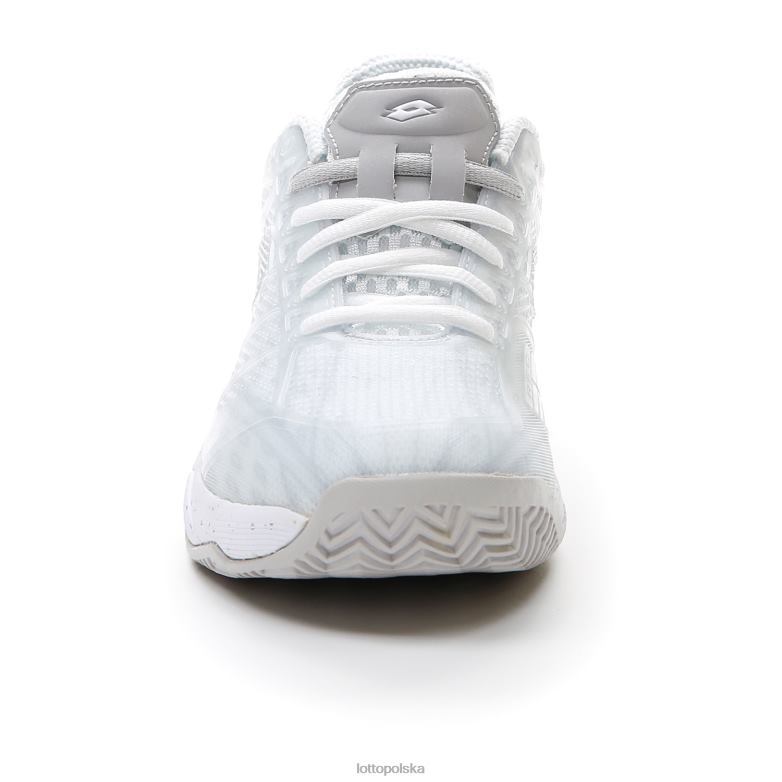Lotto Polska - Lotto kobieta cały biały/srebrny metal 2 mirage 300 cly w buty R4DBZ755