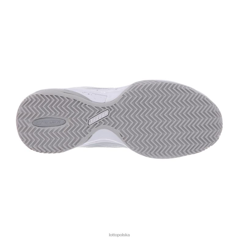 Lotto Polska - Lotto kobieta cały biały/srebrny metal 2 mirage 300 cly w buty R4DBZ755