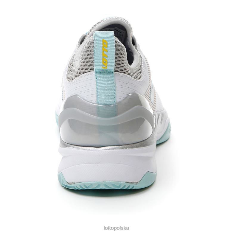 Lotto Polska - Lotto kobieta cały biały/srebrny metal 2/niebieski raj mirage 200 cly w buty R4DBZ771