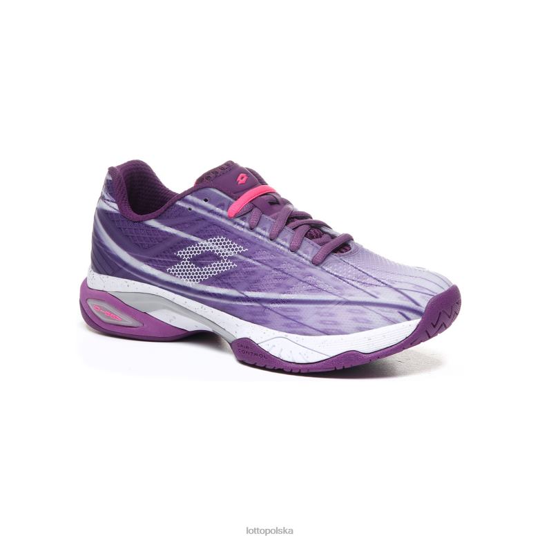 Lotto Polska - Lotto kobieta charyzma fioletowy/cała biel/funky różowy mirage 300 spd w buty R4DBZ767