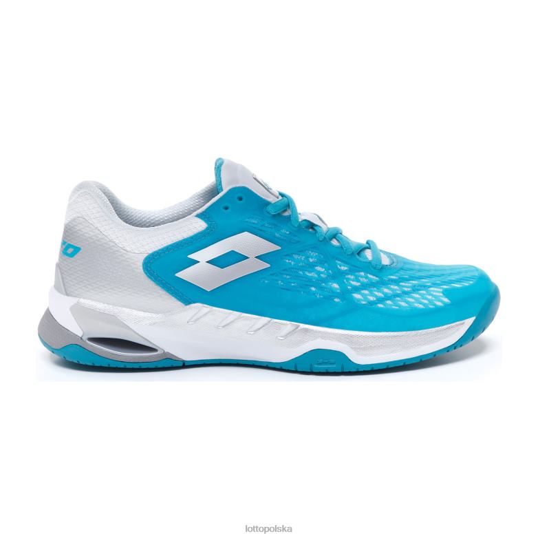 Lotto Polska - Lotto kobieta niebieski ptak/cały biały/srebrny metal mirage 100 spd w buty R4DBZ768