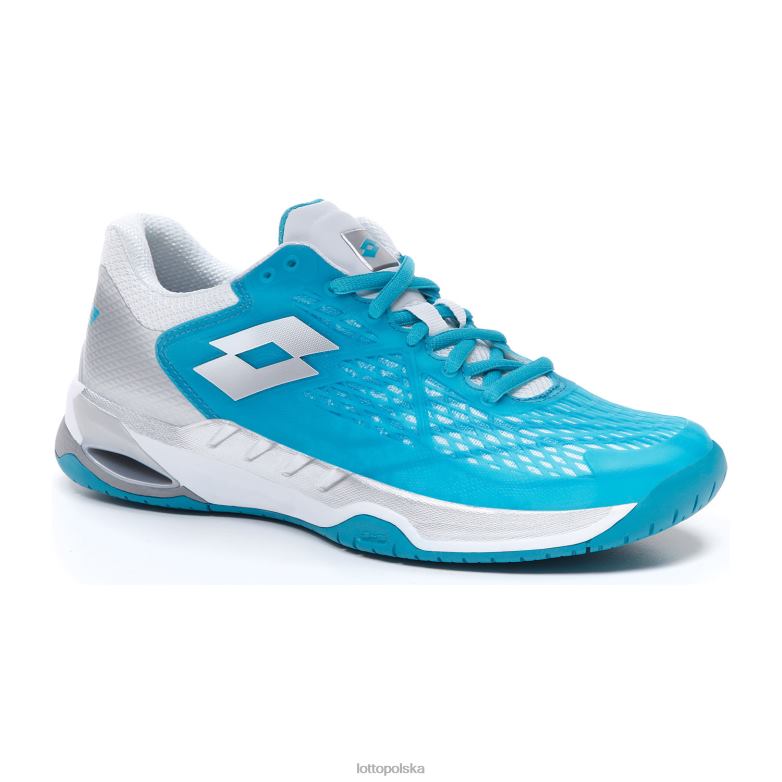 Lotto Polska - Lotto kobieta niebieski ptak/cały biały/srebrny metal mirage 100 spd w buty R4DBZ768
