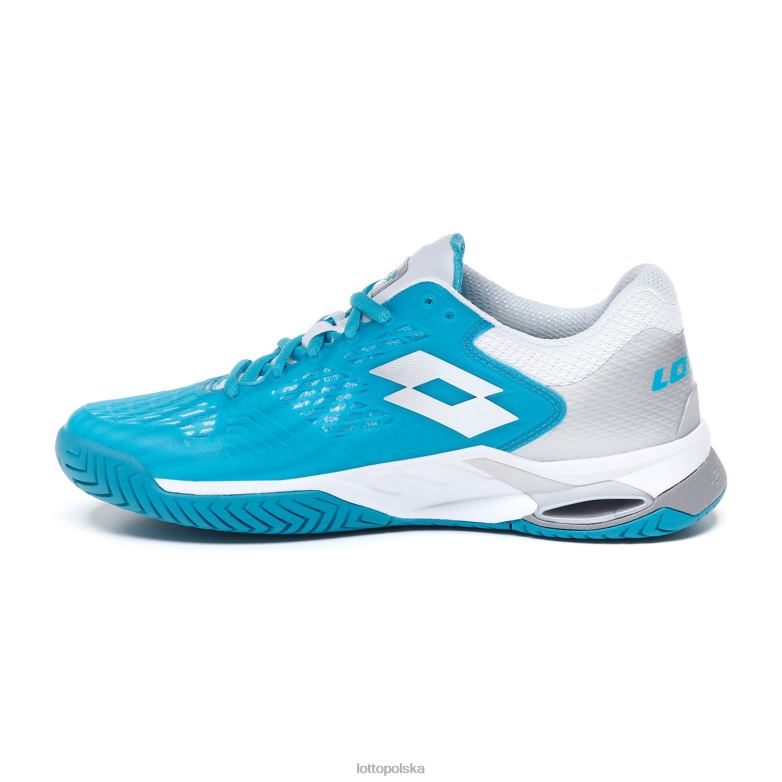 Lotto Polska - Lotto kobieta niebieski ptak/cały biały/srebrny metal mirage 100 spd w buty R4DBZ768