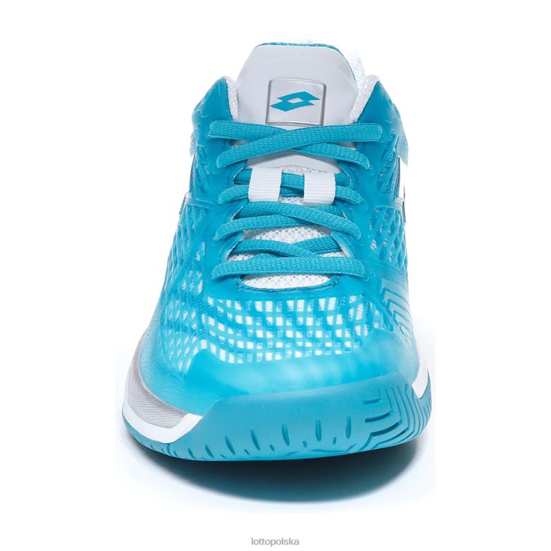 Lotto Polska - Lotto kobieta niebieski ptak/cały biały/srebrny metal mirage 100 spd w buty R4DBZ768