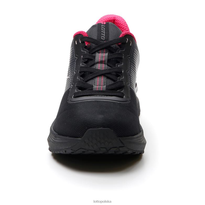 Lotto Polska Buty - Lotto kobieta cały czarny/grawitacyjny tytan/różowy glamour speedevo 700 ii w buty R4DBZ795