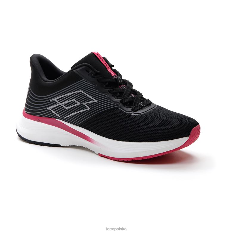 Lotto Polska Buty - Lotto kobieta cały czarny/grawitacyjny tytan speedevo 700 w buty R4DBZ792