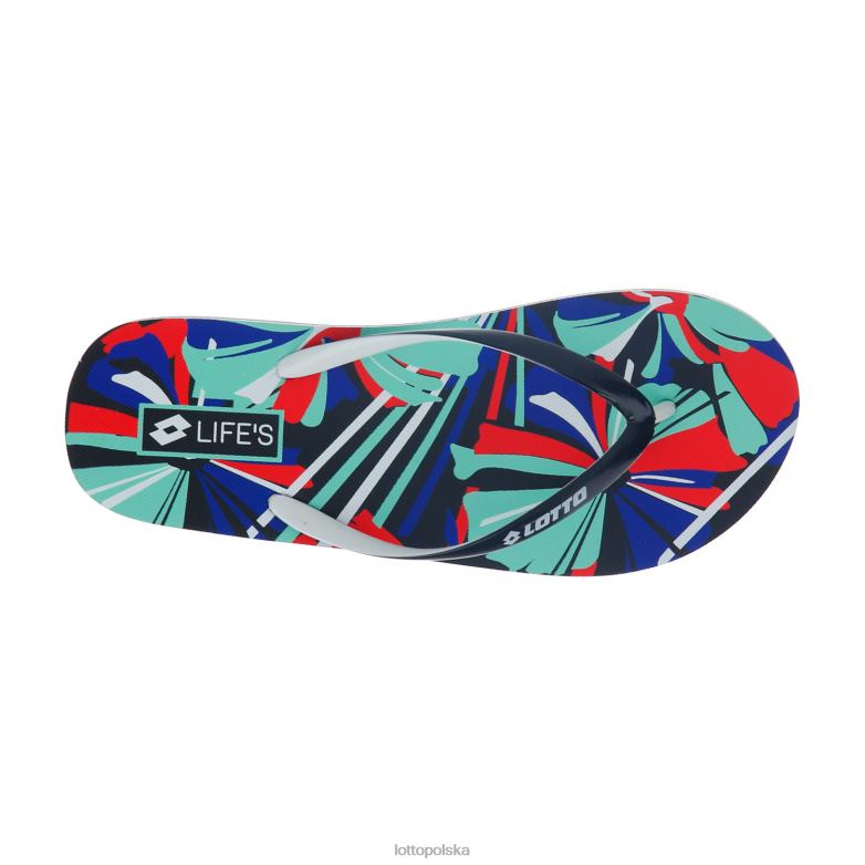 Lotto Polska - Lotto kobieta cała czarna/cała biała/zielona kapusta hiva flip w buty R4DBZ816