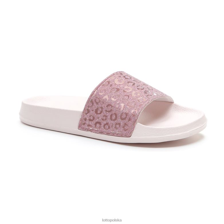 Lotto Polska - Lotto kobieta ledwo różowy zjeżdżalnia lampartowa gaya w buty R4DBZ811