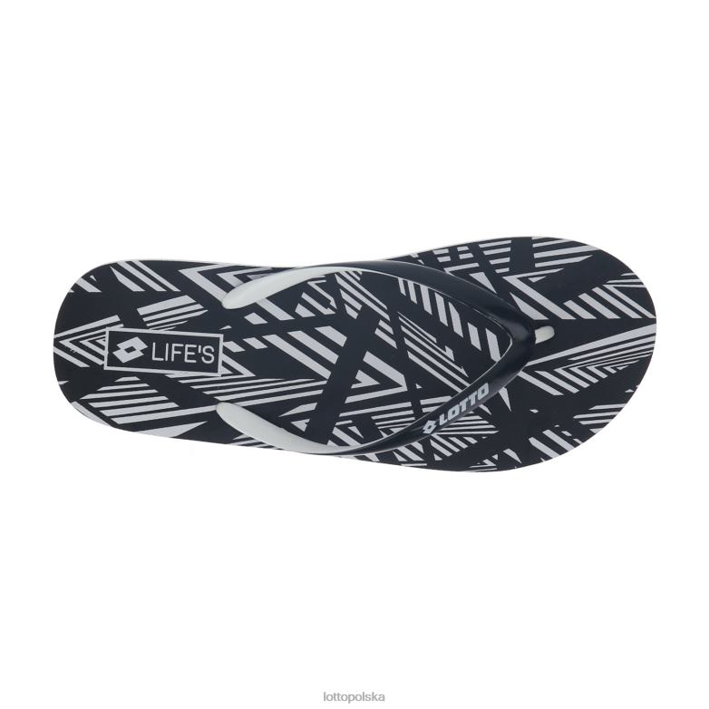 Lotto Polska - Lotto kobieta wszystko czarne/całe białe hiva flip w buty R4DBZ817