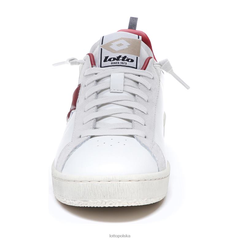 Lotto Polska Buty - Lotto kobieta śnieżnobiały/suszony pomidor autograf w buty R4DBZ707