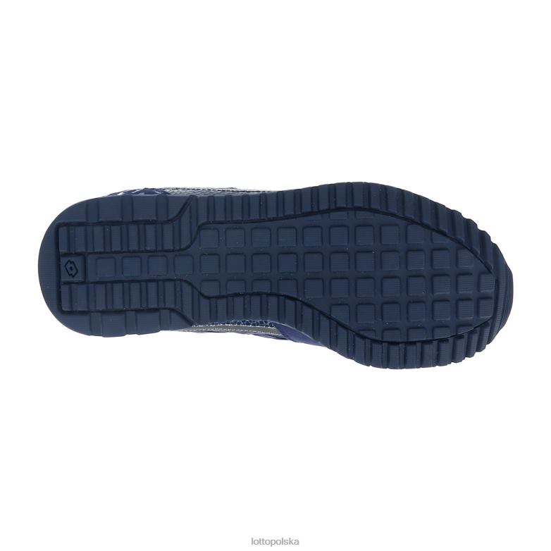 Lotto Polska Buty - Lotto kobieta sukienka niebieska/grawitacyjna tytanowa klin w buty R4DBZ700