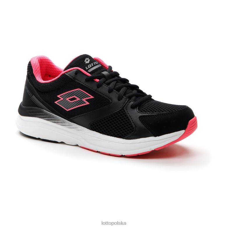 Lotto Polska - Lotto kobieta cały czarny/grawitacyjny tytan speedride 600 xi w buty R4DBZ802