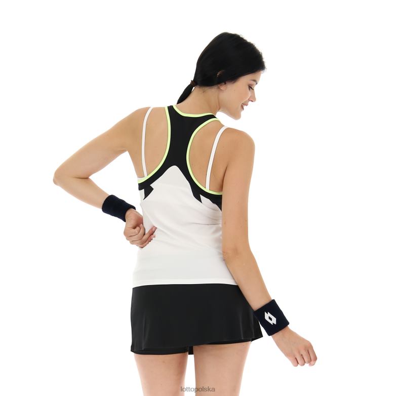 Lotto Polska - Lotto kobieta jasny biały/cały czarny pierwsza dziesiątka w iii tank prt2 pl strój R4DBZ975