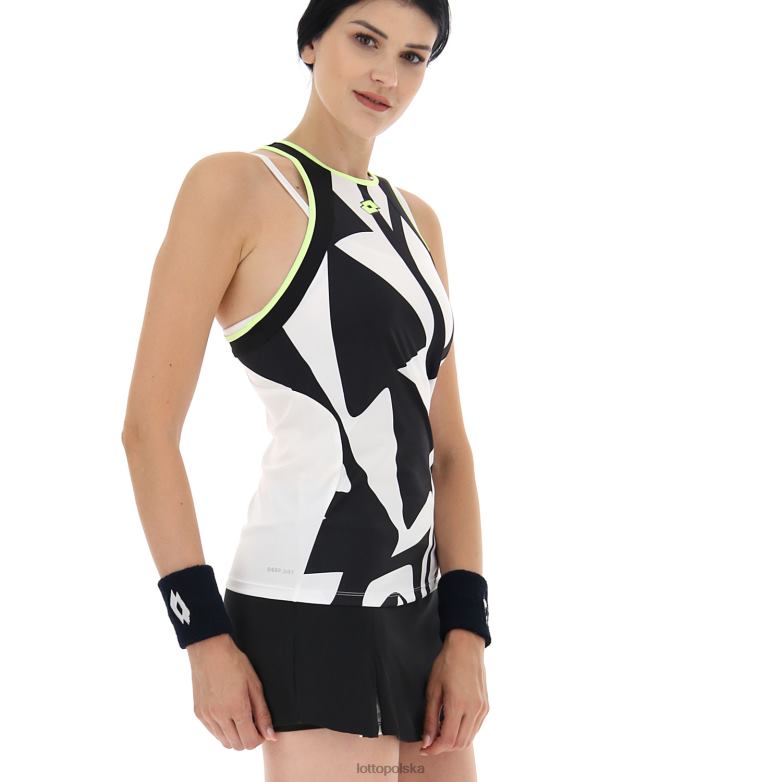 Lotto Polska - Lotto kobieta jasny biały/cały czarny pierwsza dziesiątka w iii tank prt2 pl strój R4DBZ975