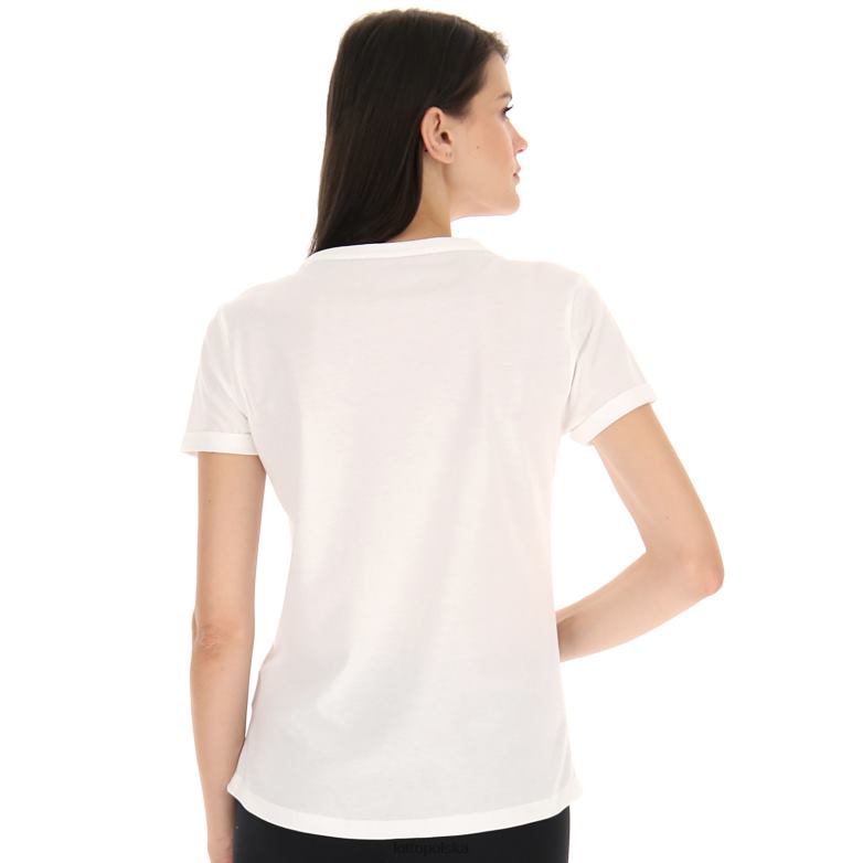 Lotto Polska - Lotto kobieta cukierkowa biel Dynamico w v tee js strój R4DBZ897