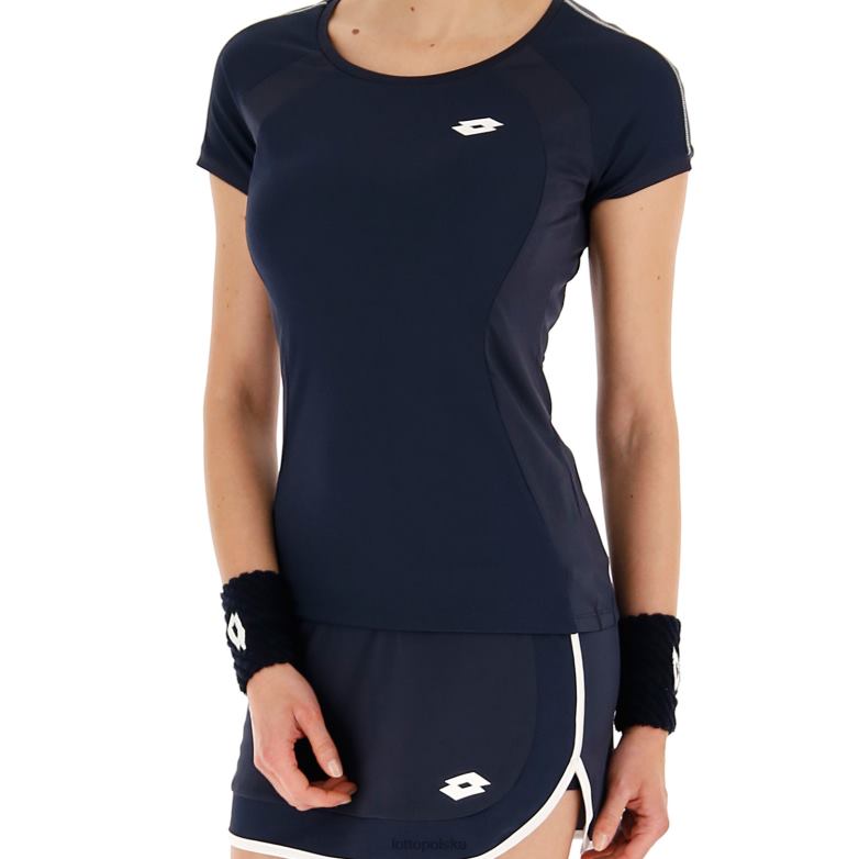 Lotto Polska - Lotto kobieta granatowy drużyna w tee strój R4DBZ924