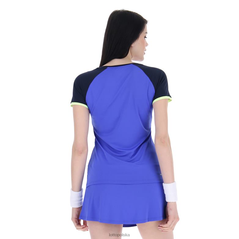 Lotto Polska - Lotto kobieta niebieski amparo/granatowy pierwsza dziesiątka w iii tee prt1 pl strój R4DBZ942