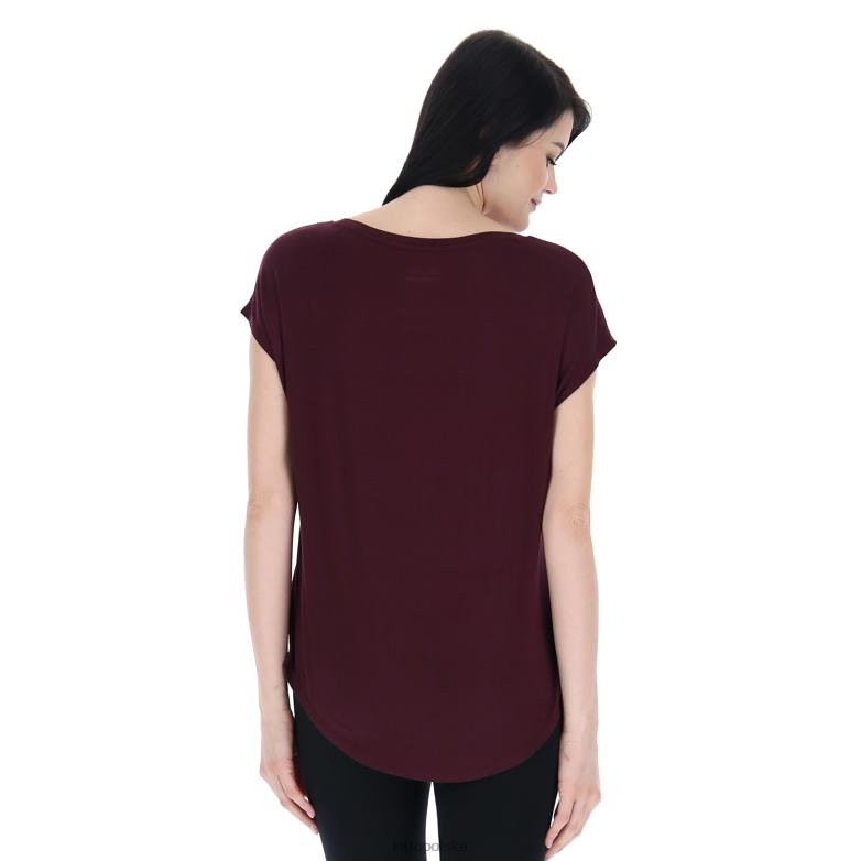 Lotto Polska - Lotto kobieta winnica dk czerwona Dynamico w v tee vi strój R4DBZ895