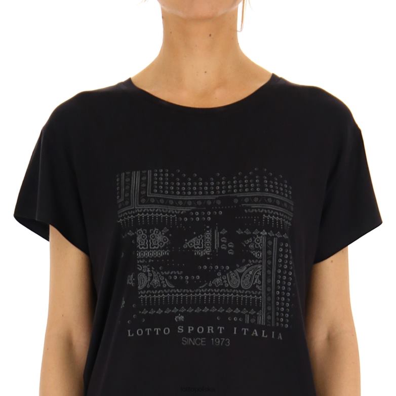 Lotto Polska - Lotto kobieta wszystko czarne tee indie w strój R4DBZ870