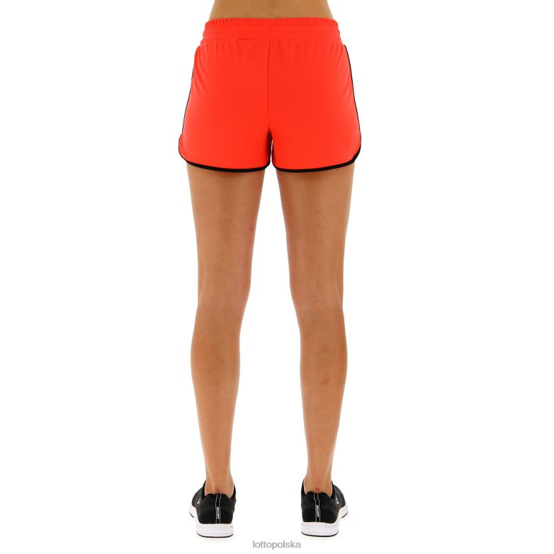 Lotto Polska - Lotto kobieta czerwona fluo krótka venezia w pl strój R4DBZ1026