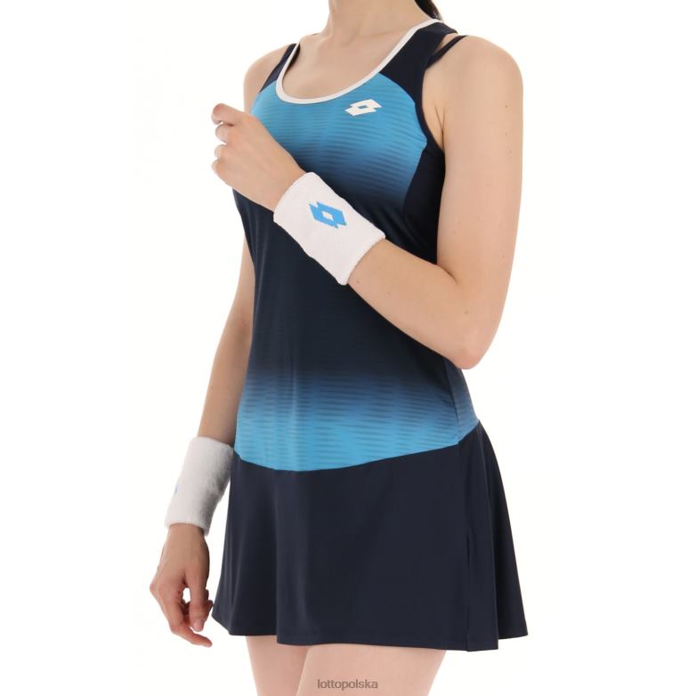 Lotto Polska - Lotto kobieta niebieski atol/granatowy góra z sukienką 2 strój R4DBZ1004